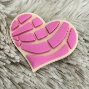 Pink Heart Concha CROCS Jibbitz Shoe Charm 5/$20
